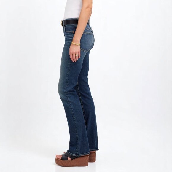 Madewell Tall Kick Out Full-Length Jeans in Devito Wash Size 29T - Picture 2 of 8